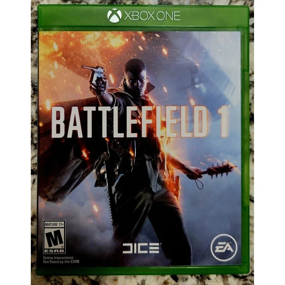 XBOX ONE:Battlefield 1,CIB,MANUAL,TESTED,CLN DISC,LN COND, FAST SHIPPING